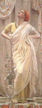 アルバート・ジョセフ・ムーア Painting - 鳥の女性像 アルバート・ジョセフ・ムーア
